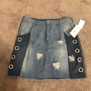 Jean skirt!